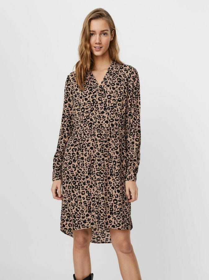Vero Moda Midi jurk panterprint