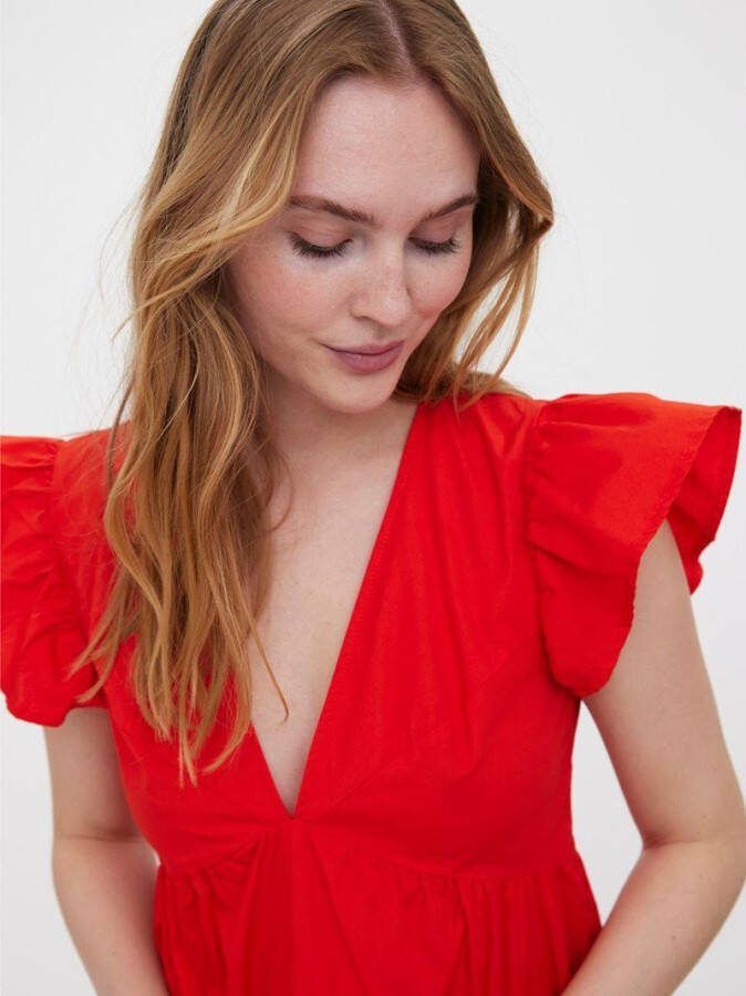 Vero Moda Midi jurk ruches