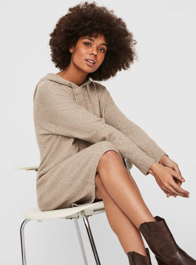 Vero Moda Mini jurk gebreid met capuchon