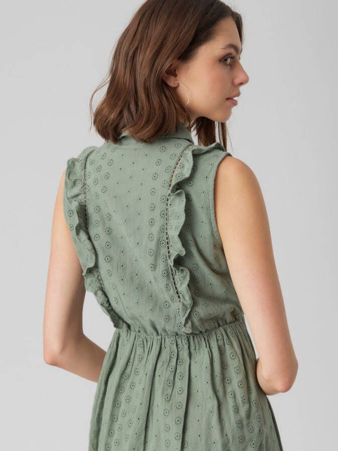 Vero Moda Mini jurk mouwloze structuur