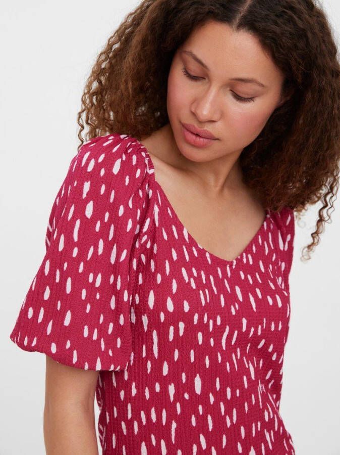 Vero Moda Mini jurk pofmouwen