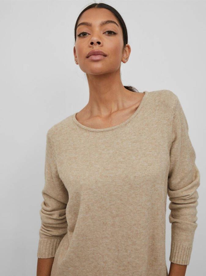 Vila Gebreide jurk longsleeve