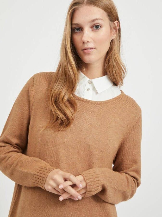 Vila 14042768 w22 viril l/s knit dress noos