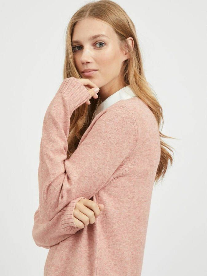 Vila Gebreide jurk longsleeve