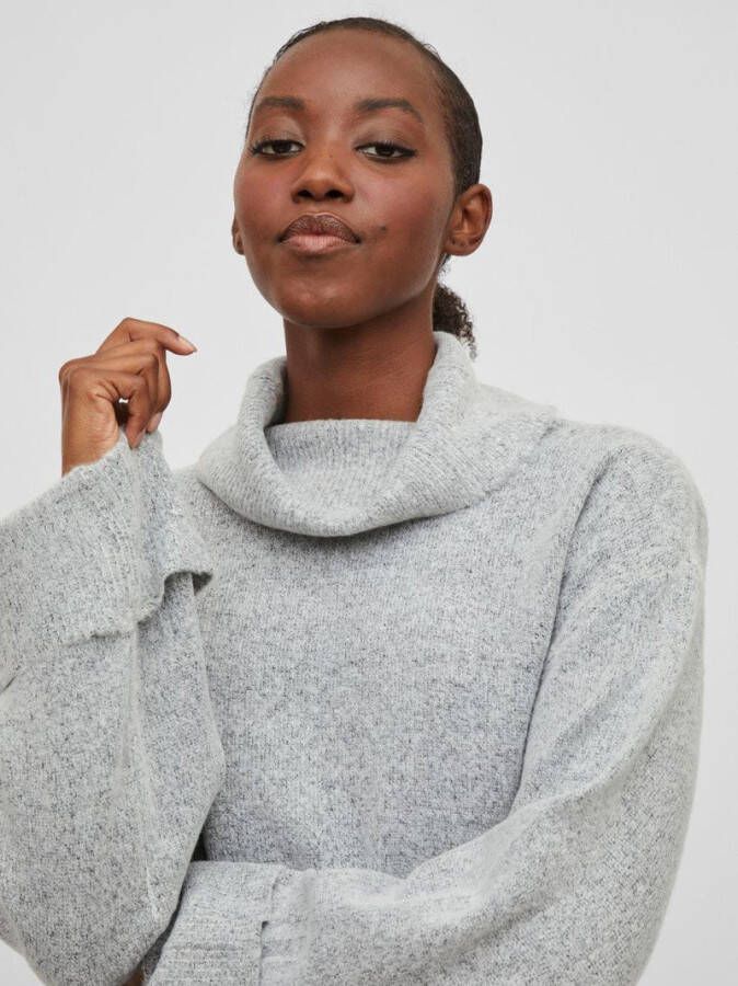 Vila Gebreide jurk petite van riem voorziene