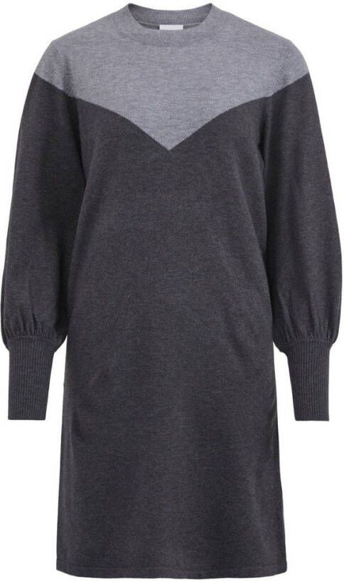 Vila Gebreide jurk veelkleurig