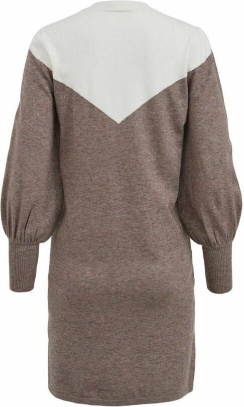 Vila Gebreide jurk veelkleurig