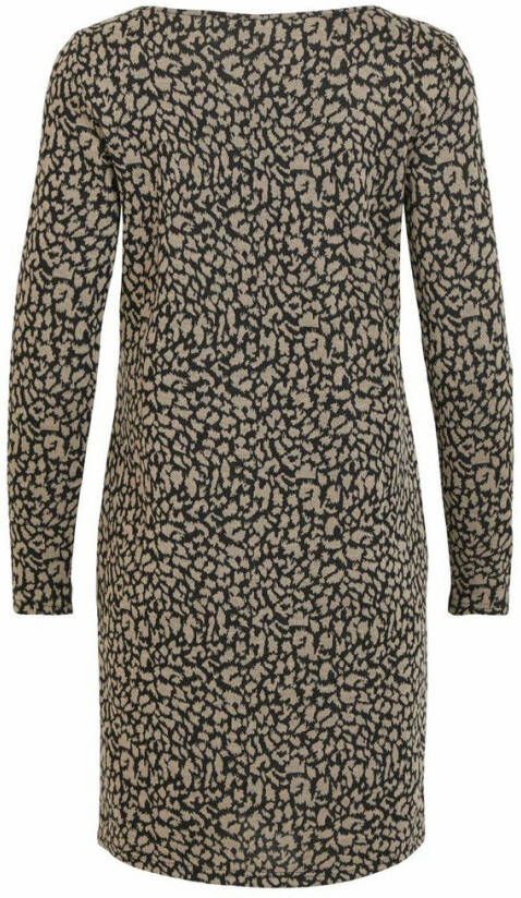 Vila Jurk met lange mouwen gedessineerde