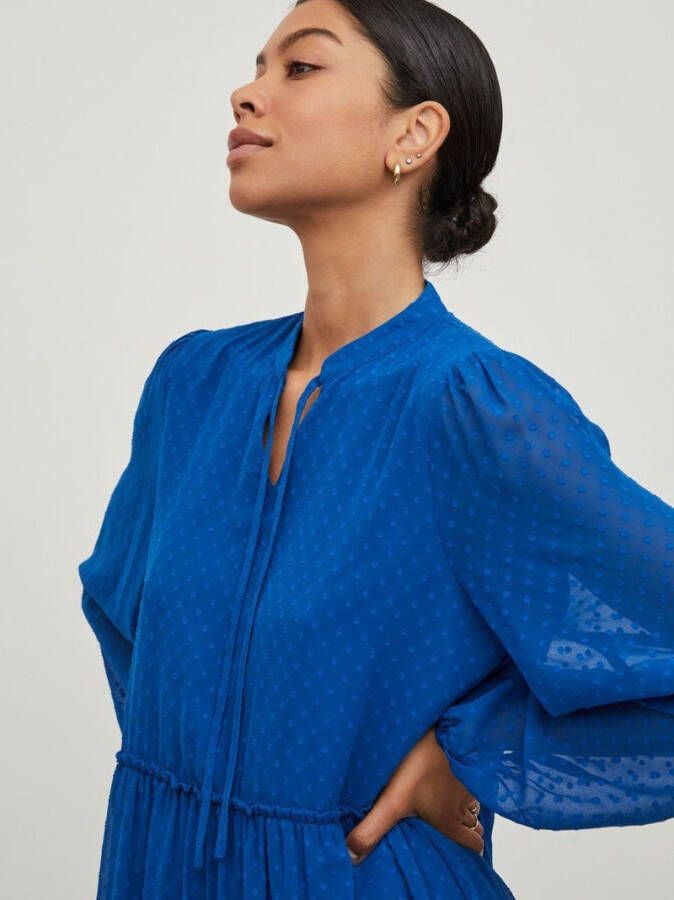 Vila Jurk met lange mouwen gestippelde