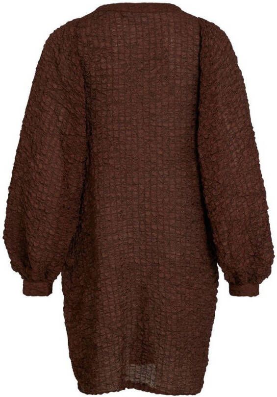 Vila Jurk met lange mouwen gestructureerde