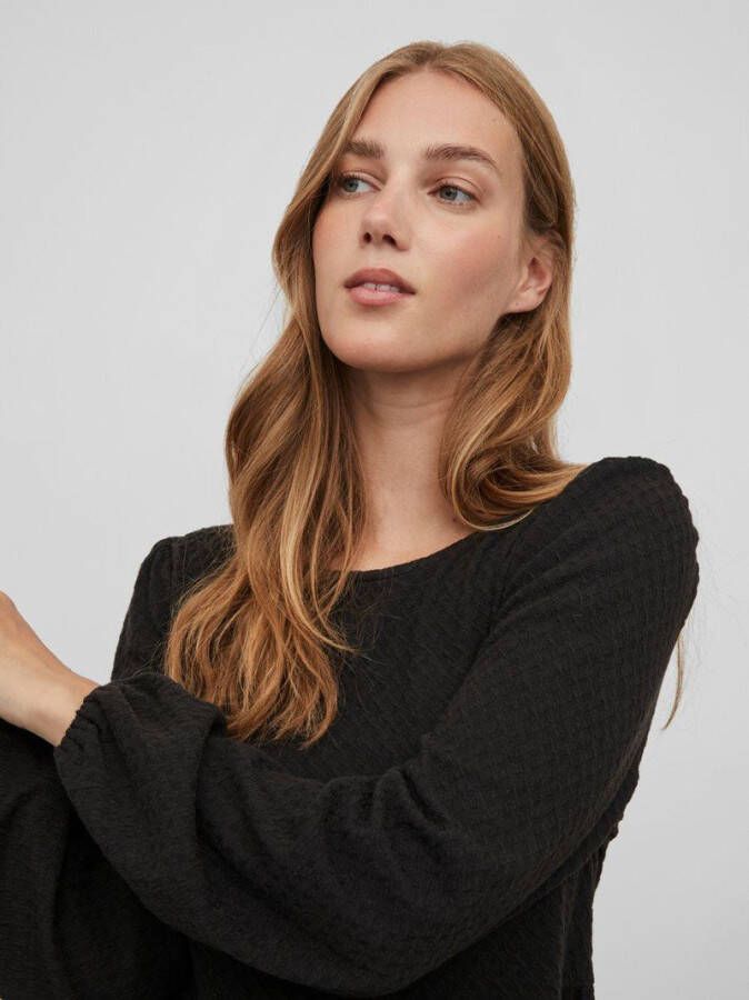 Vila Jurk met lange mouwen getextureerd