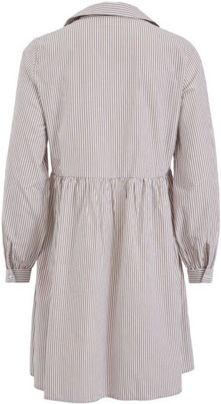 Vila Jurk met v hals lange mouwen