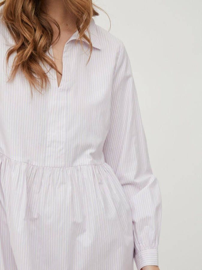 Vila Jurk met v hals lange mouwen