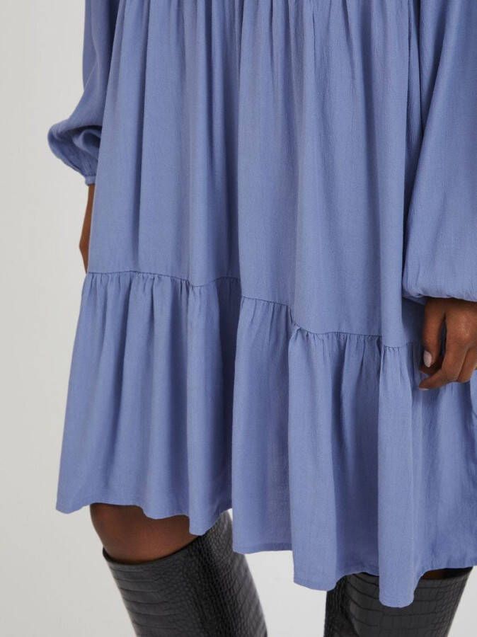 Vila Knielengte jurk lange mouwen