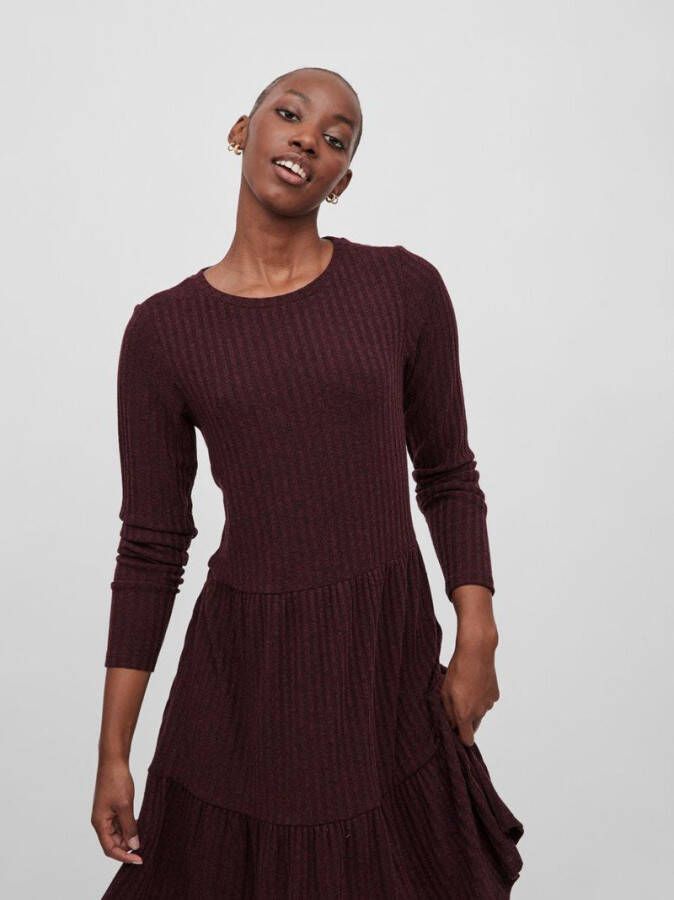 Vila Korte jurk ruche geribde