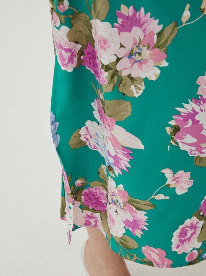 Vila Maxi jurk knoopriem in de taille