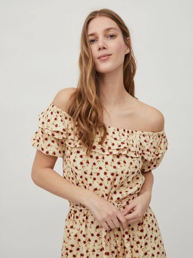 Vila Maxi jurk off shoulder
