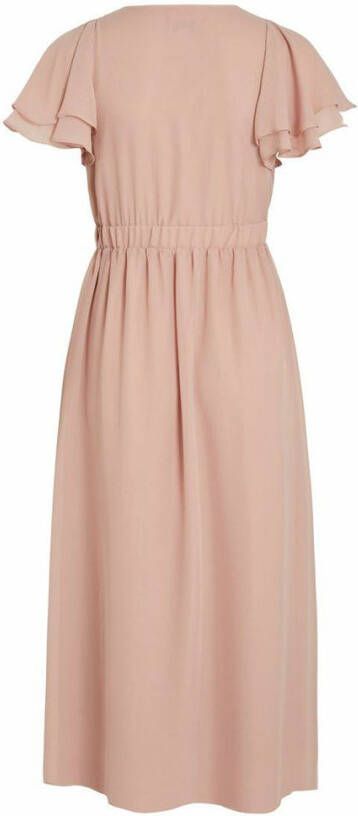 Vila Maxi jurk petite korte mouwen