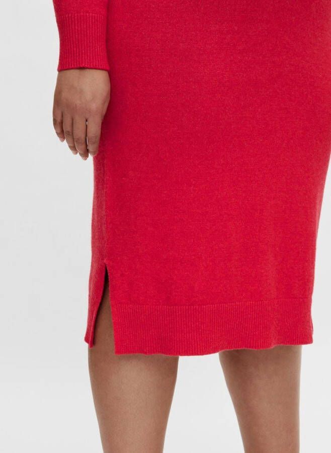 Vila Midi jurk curve gebreid