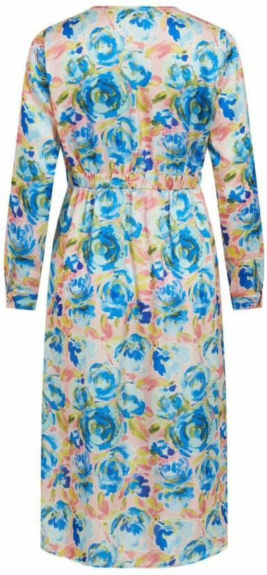 Vila Midi jurk gebloemde v hals