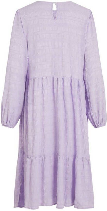 Vila Midi jurk getextureerd