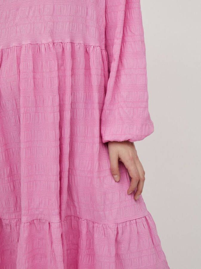 Vila Midi jurk getextureerd