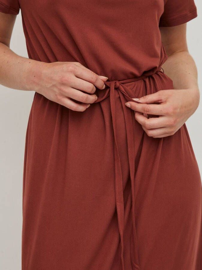 Vila Midi jurk hoge hals