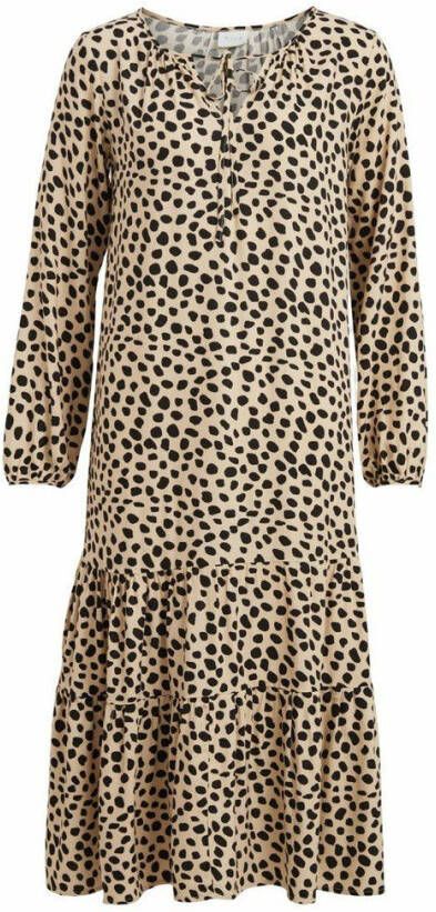 Vila Midi jurk lange mouwen