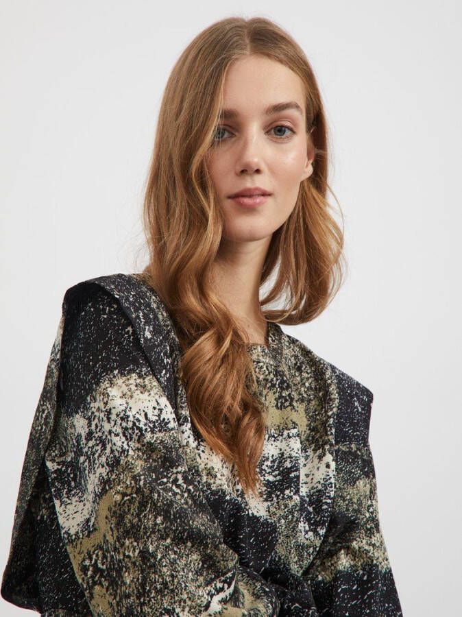 Vila Midi jurk lange mouwen