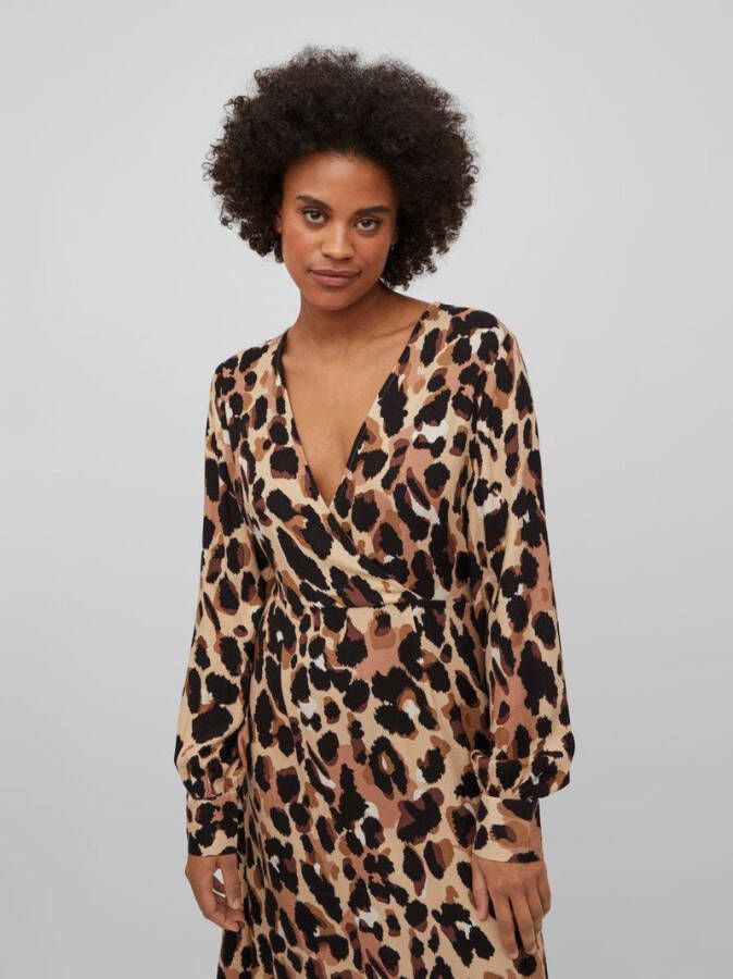 Vila Midi jurk lange mouwen