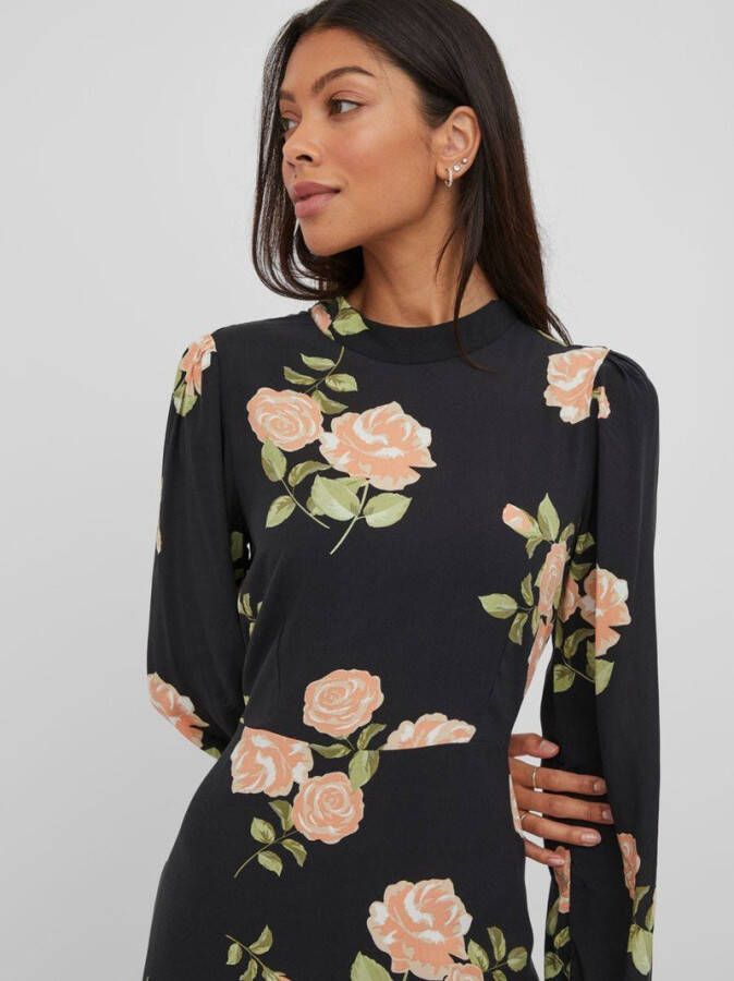 Vila Midi jurk lange mouwen