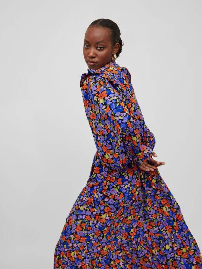 Vila Midi jurk lange mouwen