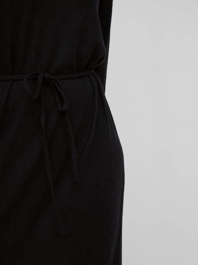 Vila Midi jurk lange mouwen split