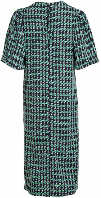 Vila Midi jurk pofmouwen