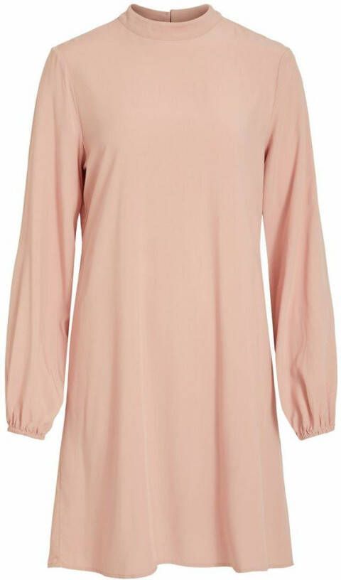 Vila Midi jurk strikkoord op de rug