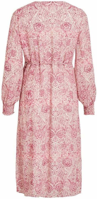 Vila Midi jurk v hals