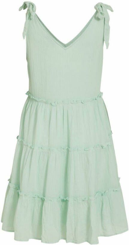 Vila Mini jurk mouwloze ruche