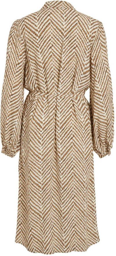 Vila Midi jurken Zwart 14082289