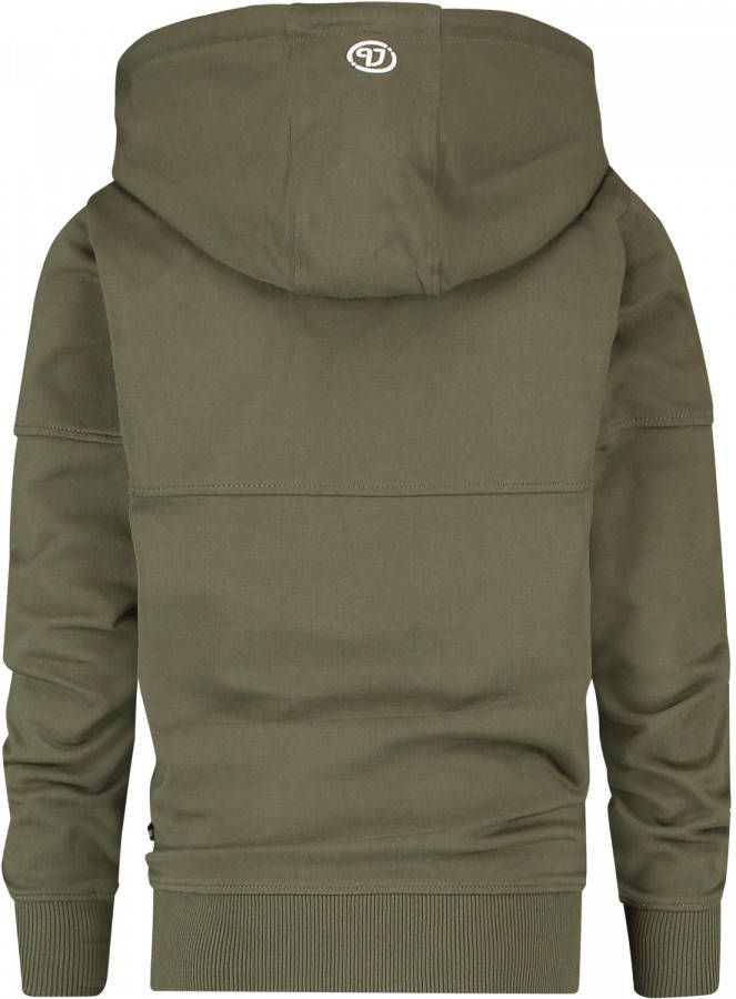 VINGINO ! Jongens Trui Maat 116 Legergroen Katoen/elasthan