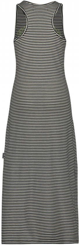 Vingino halter maxi jurk Pilane met all over print groen/multicolor