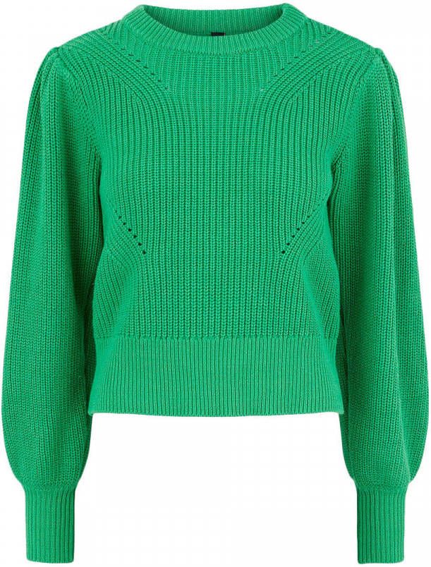 Y.A.S Yasmatello Knitted Pullover , Groen, Dames