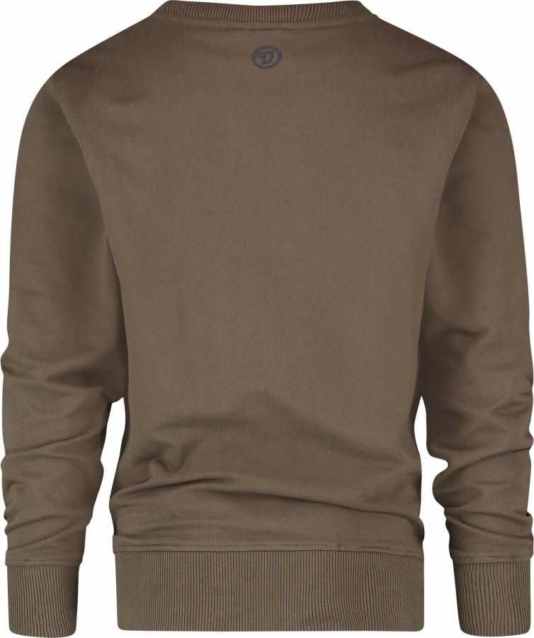 Vingino ! Jongens Sweater Maat 110 Legergroen Katoen/elasthan