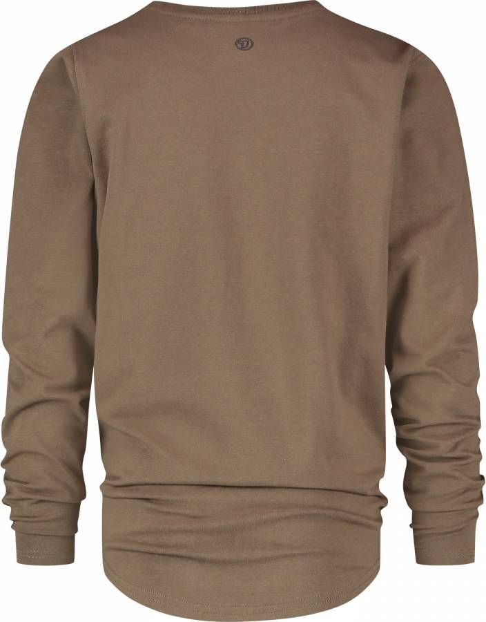 Vingino ! Jongens Shirt Lange Mouw Maat 116 Legergroen Katoen/elasthan