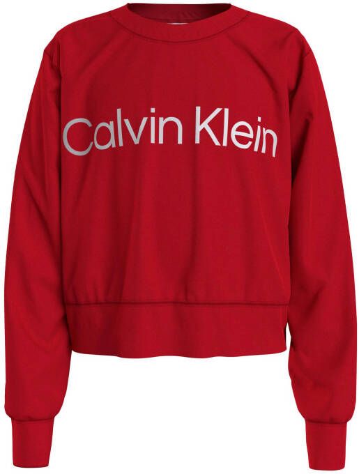 Calvin klein JEANS sweater met logo rood