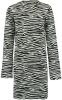 CoolCat Junior jurk Daan CG met zebraprint zwart/wit online kopen