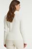 ESPRIT edc Women ribgebreide trui van biologisch katoen gebroken wit online kopen