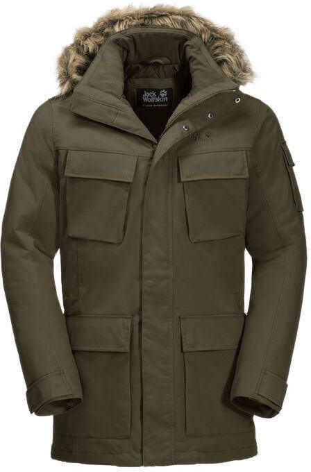 Jack Wolfskin outdoor jas Glacier Canyon donkergroen