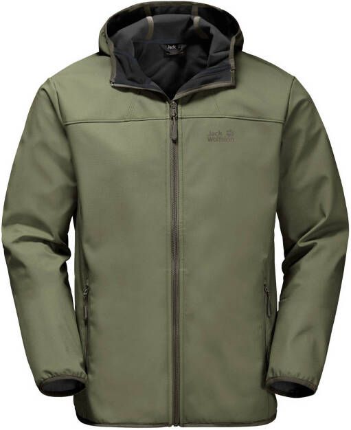 Jack Wolfskin Northern Point Softshell Middengroen/Groen