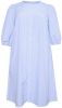 Kaffe Curve gestreepte jurk KCberana lichtblauw/wit online kopen