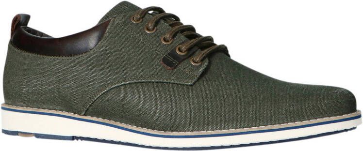 Manfield veterschoenen donkergroen